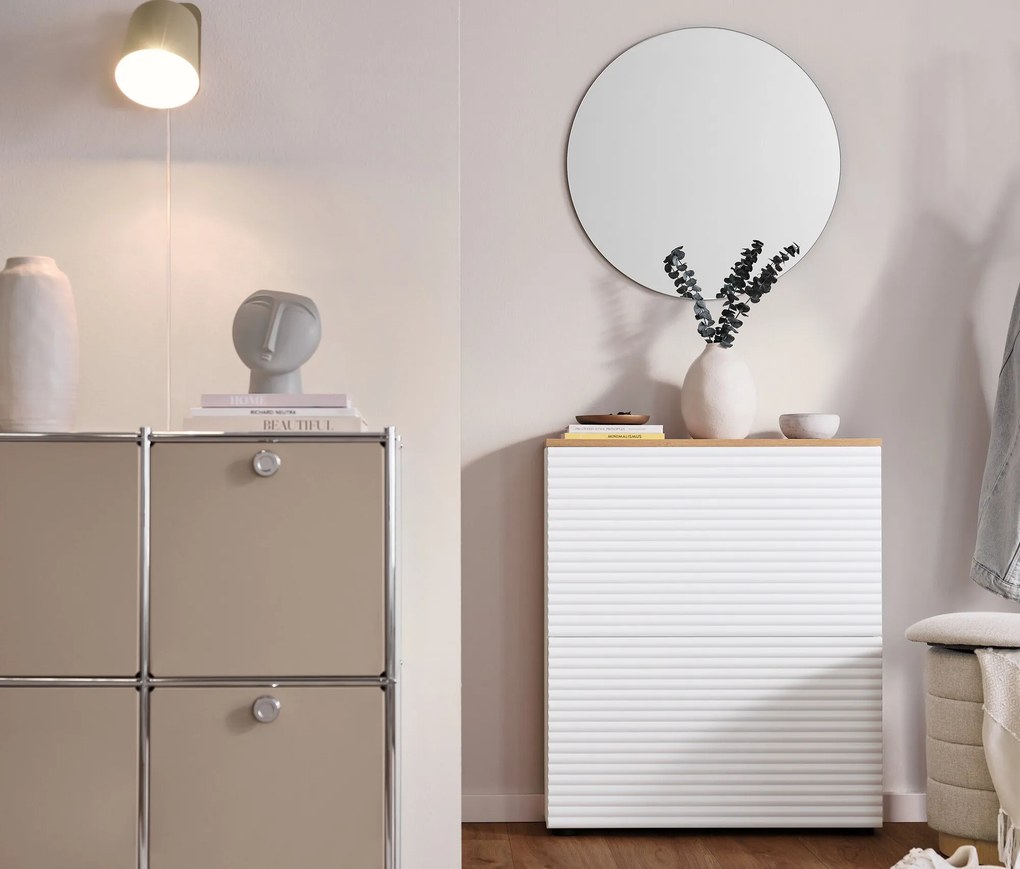 Výklopná zásuvka na topánky s 2 priečinkami