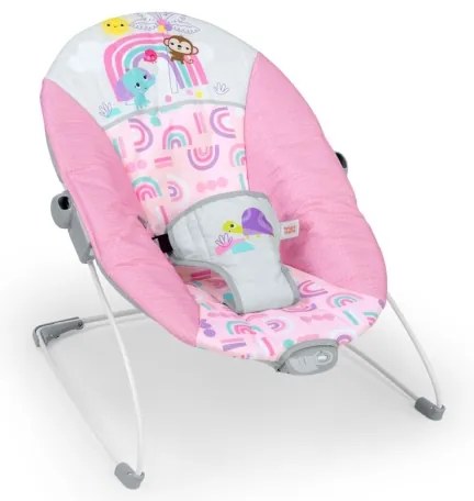 Bright Starts - Detská vibrujúca hojdačka PINK PARADISE 1xLR14