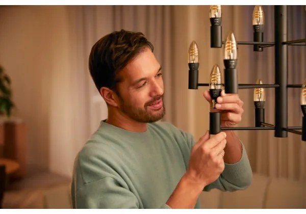 SADA 2x LED Stmievateľná žiarovka Philips Hue WHITE AMBIANCE E14/4,6W/230V