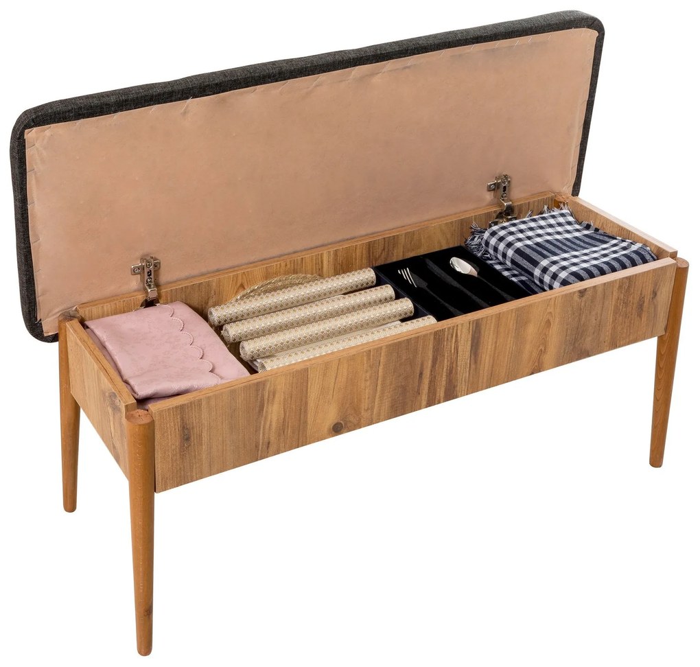 Jedálenský set Vina 5D borovica atlantická/antracit