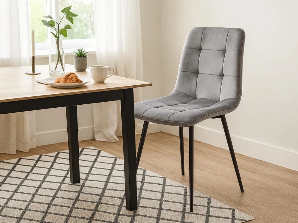 CH Jedálenská stolička Leon - sivá