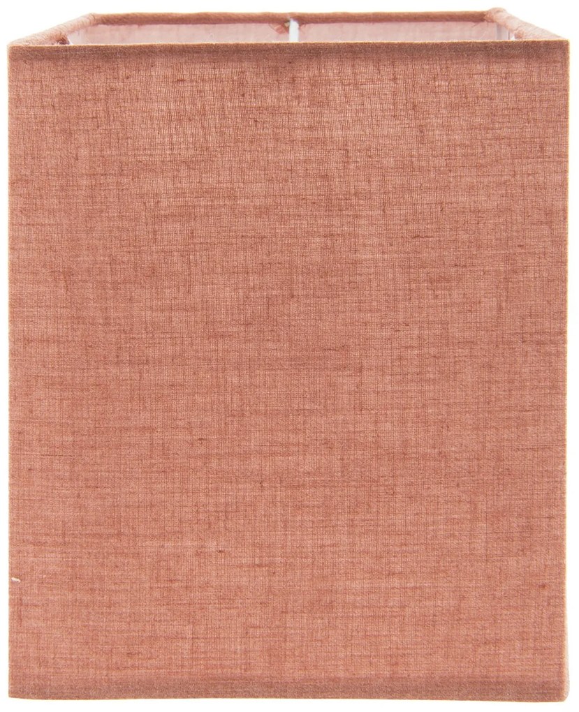 Červené textilné tienidlo - 14 * 14 * 18 cm