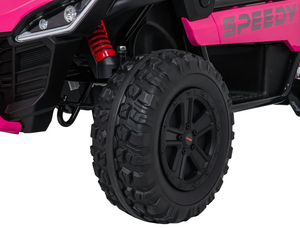 Detské elektrické autíčko Buggy SPEEDY 4x200W 24V ružové