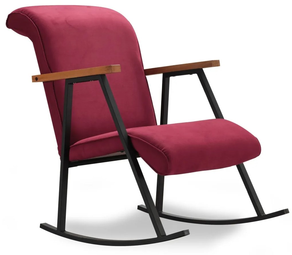 Hojdacie kreslo YOKA 55 cm vínové