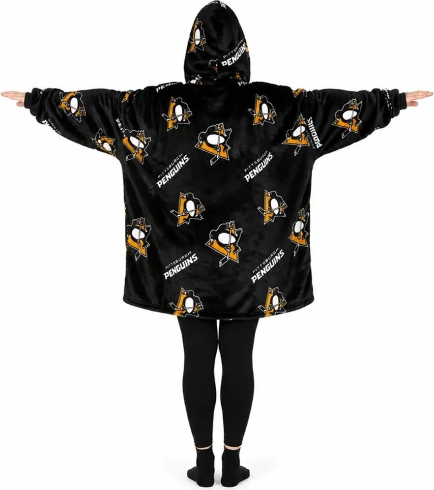 Mikinová televízna deka NHL Pittsburgh Penguins – veľ. S