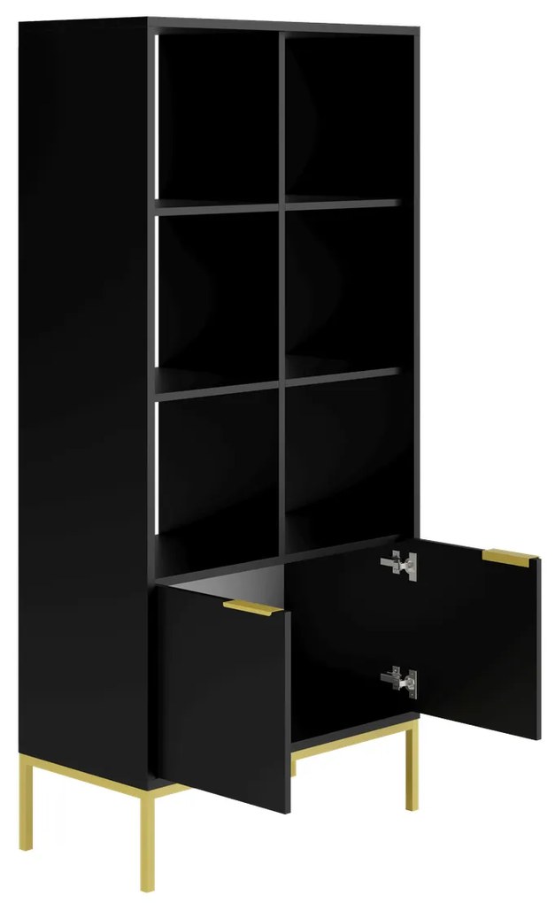 Knižnica AUSTIN čierna