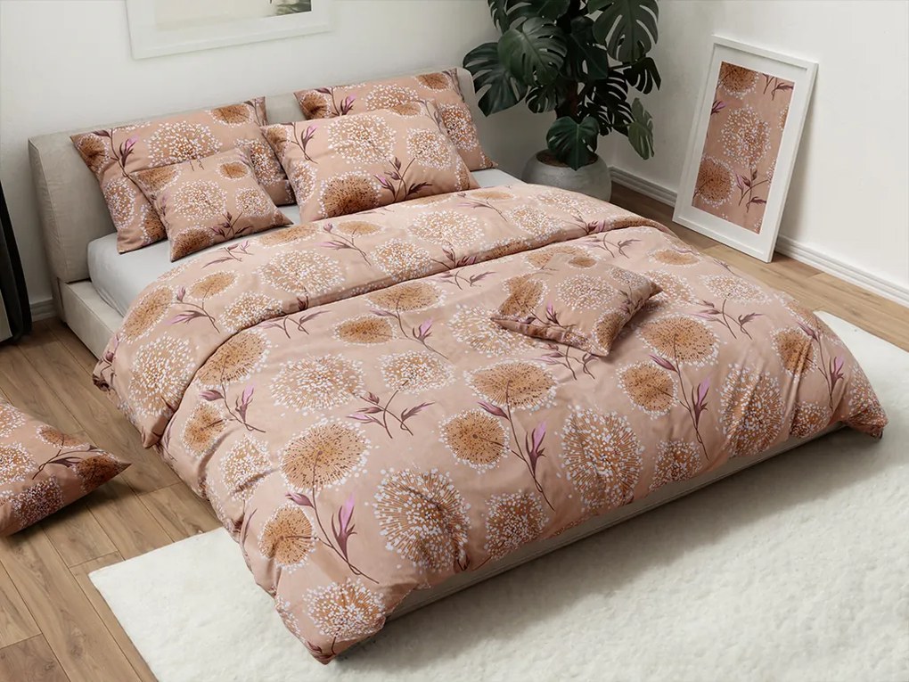 Bavlnené obliečky PAMPELINO béžové Rozmer obliečky: 2 ks 70 x 90 cm | 200 x 220 cm