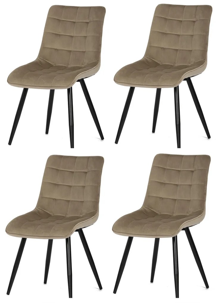 Súprava jedálenských stoličiek CT-384 CAP4, 4 ks