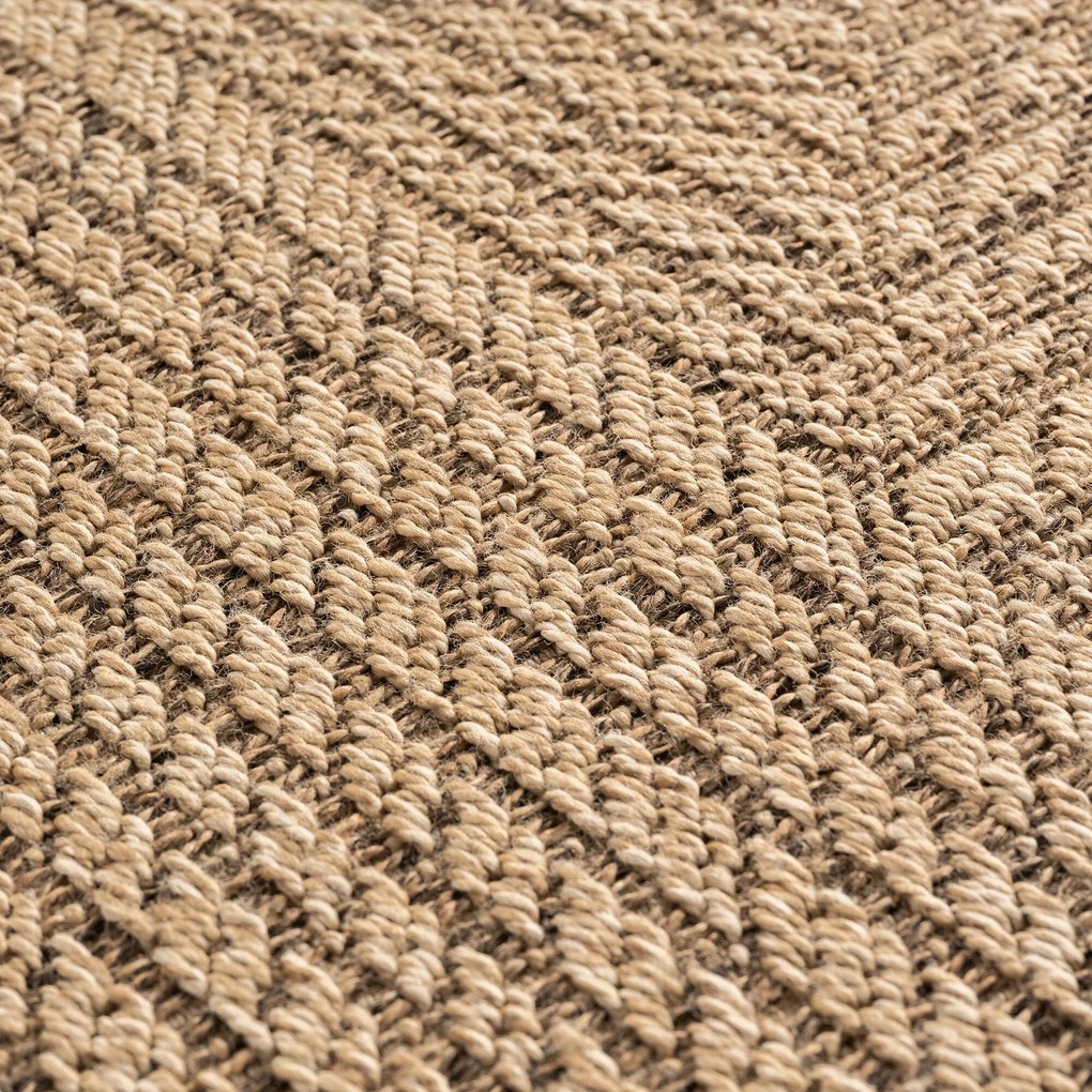Ayyildiz, Kusový koberec Timber 1404 beige - na von aj na doma, 160x230, béžová, chodba / predsieň