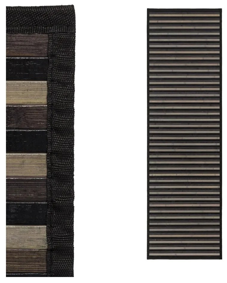 Sivý bambusový behúň 60x200 cm – Casa Selección