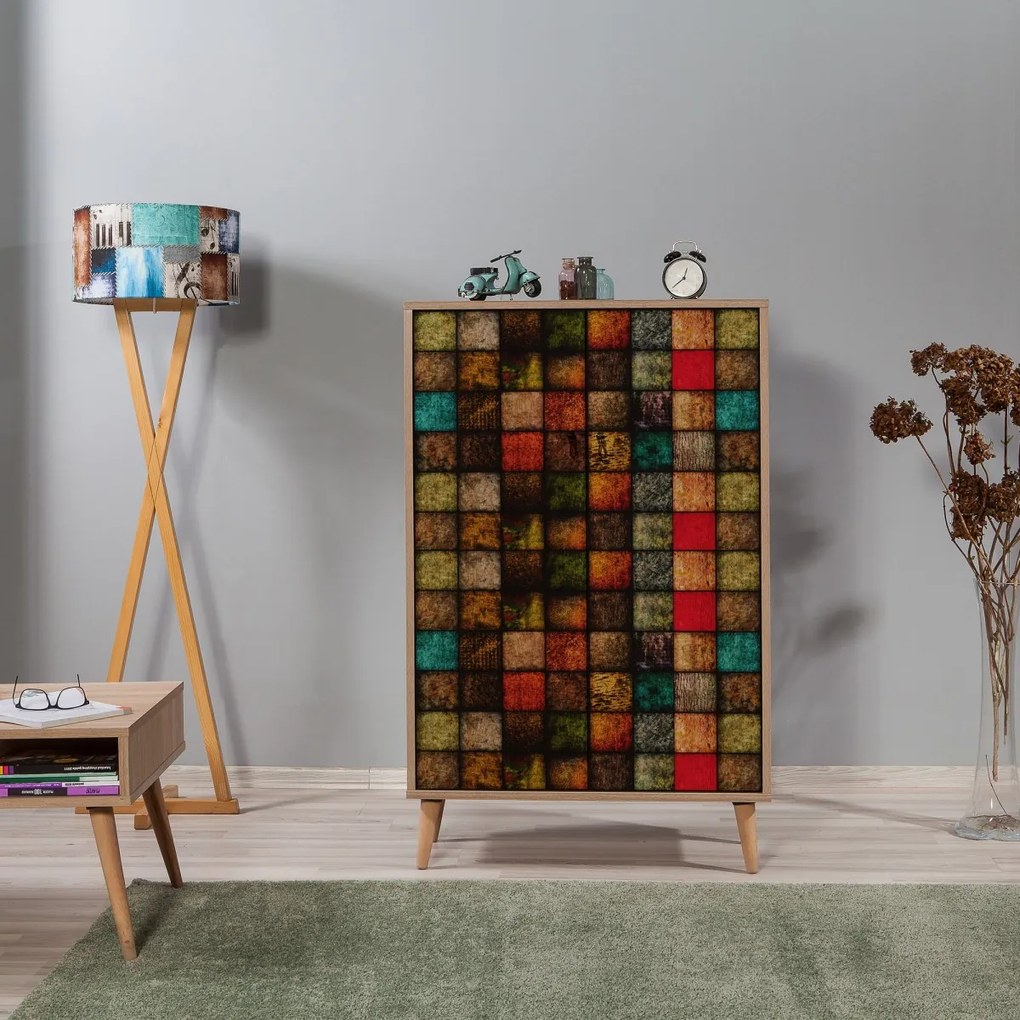 Komoda Multibox 80 cm viacfarebná
