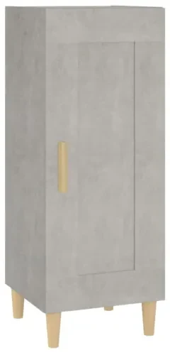 vidaXL Komoda betónovo sivá 34,5x34x90 cm spracované drevo-