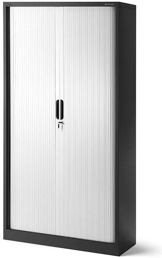 Kancelárska skriňa Damian kovová antracit/biela