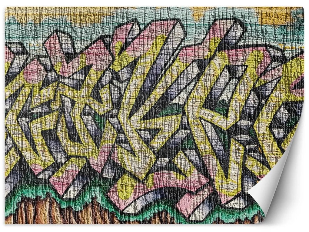 Gario Fototapeta Farebné graffiti na betóne Materiál: Vliesová, Rozmery: 200 x 140 cm