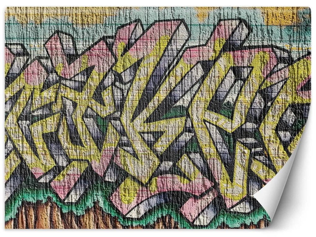Gario Fototapeta Farebné graffiti na betóne Materiál: Vliesová, Rozmery: 450 x 315 cm