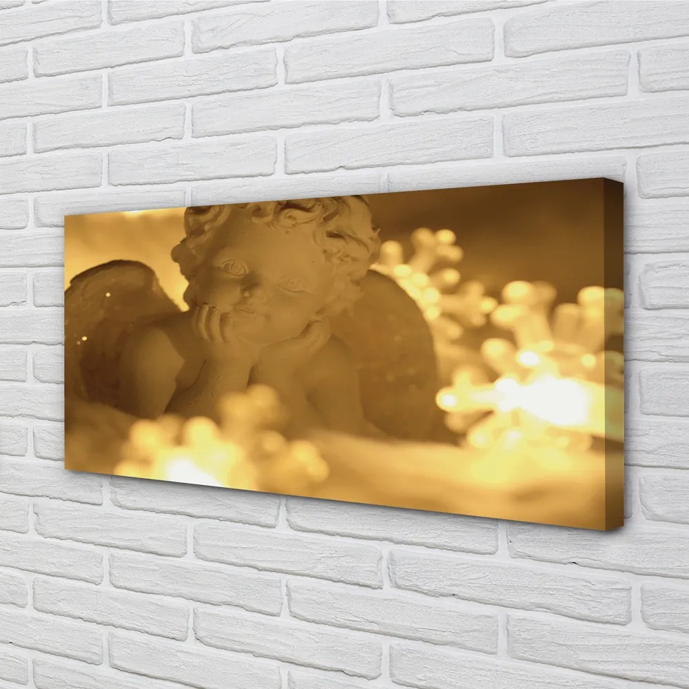 Obraz na plátne Ležiaci anjel svetla 125x50 cm