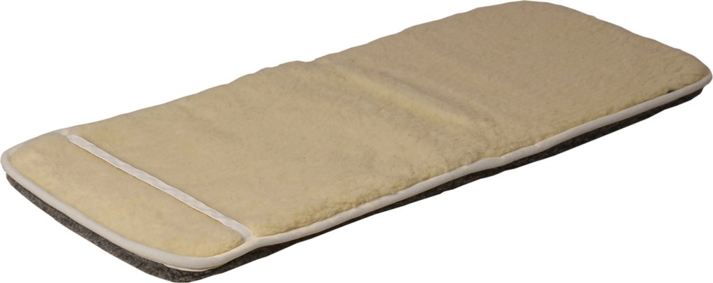 Podsedák do auta z ovčej vlny