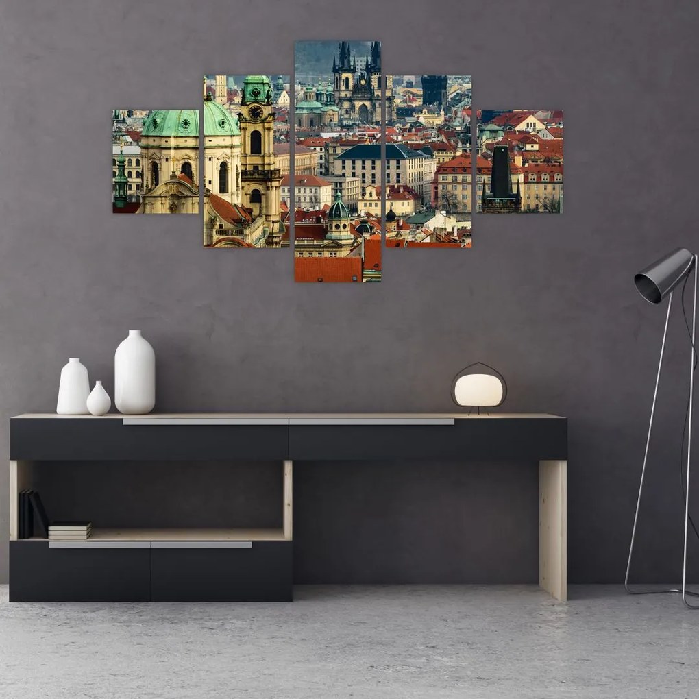 Obraz - Panorama Prahy (125x70 cm), 40 ďalších rozmerov