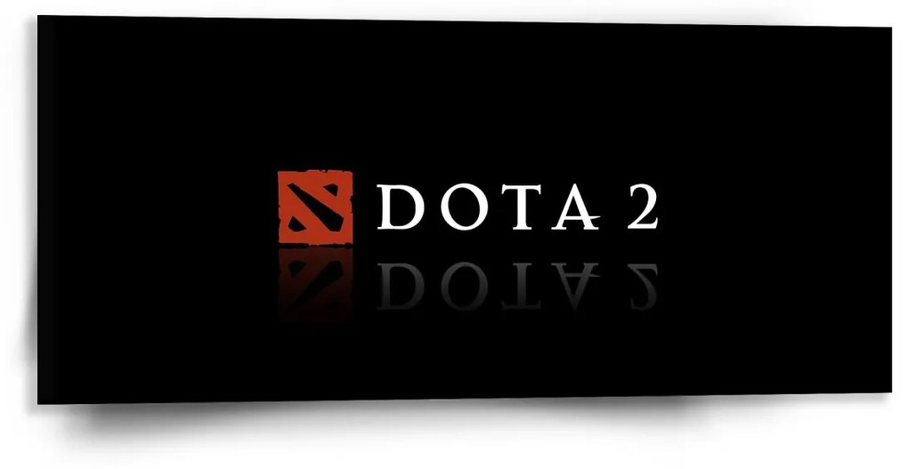 Sablio Obraz DOTA 2 Čierna - 110x50 cm