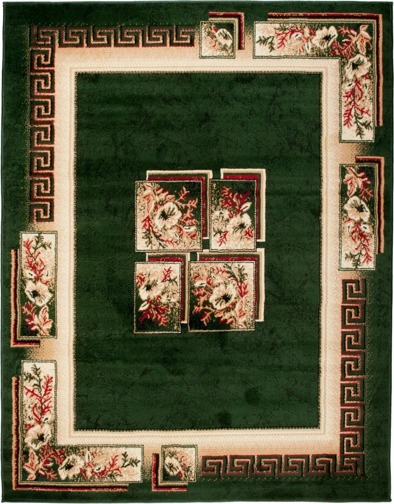 TA Koberec 4489A ZELENÝ ATLAS PP Rozmer: 160x220 cm