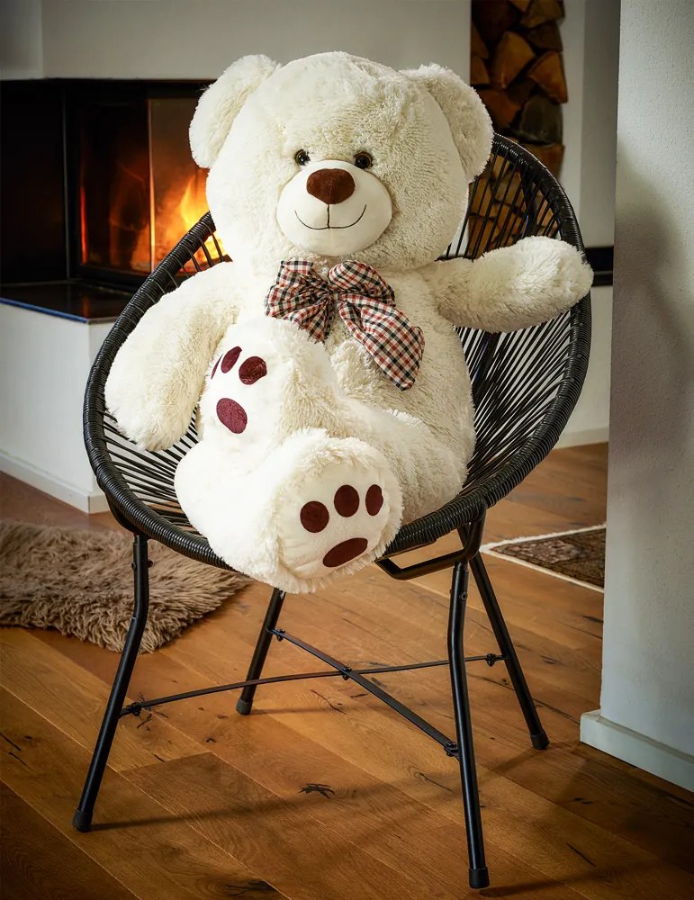 Plyšový medveď XL 100 cm - krémový