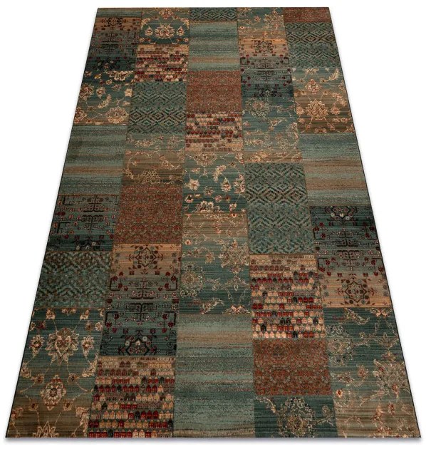 Koberec KASHQAI 4327 400 Patchwork zelený