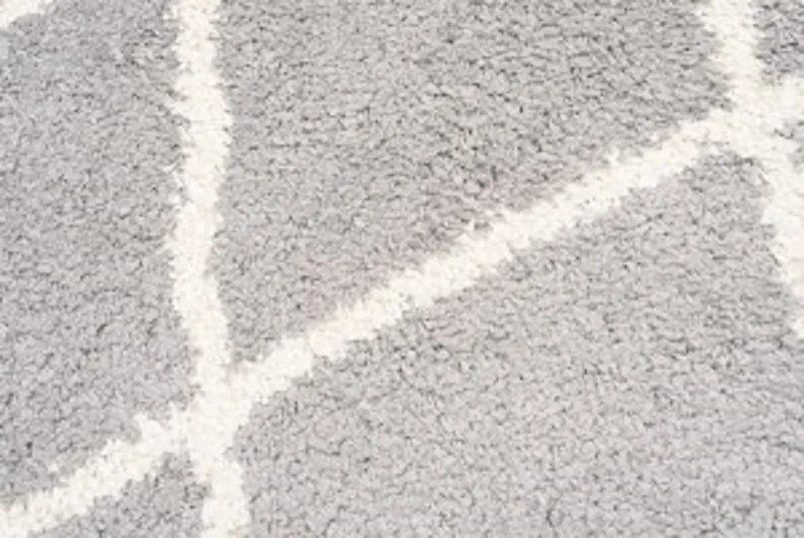 TA Koberec L226C TMAVOSIVÉ/BÉŽOVÉ BOHO KOLESO