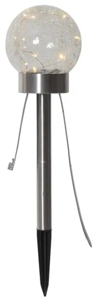 Vonkajšie solárne LED svietidlo Star Trading Glory, ø 12 cm