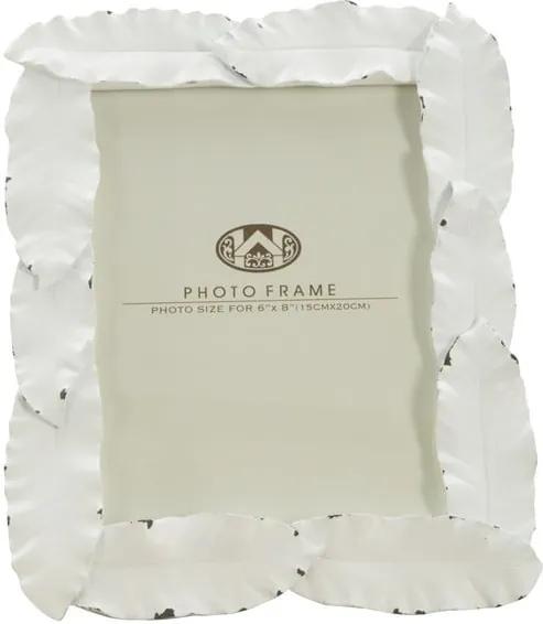Biely fotorámik Mauro Ferretti Leaf, na fotografiu 15 × 20 cm