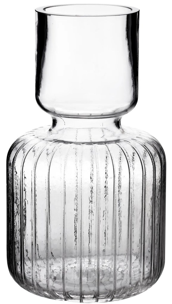 Skleněná váza Serenite 15x25 cm čirá