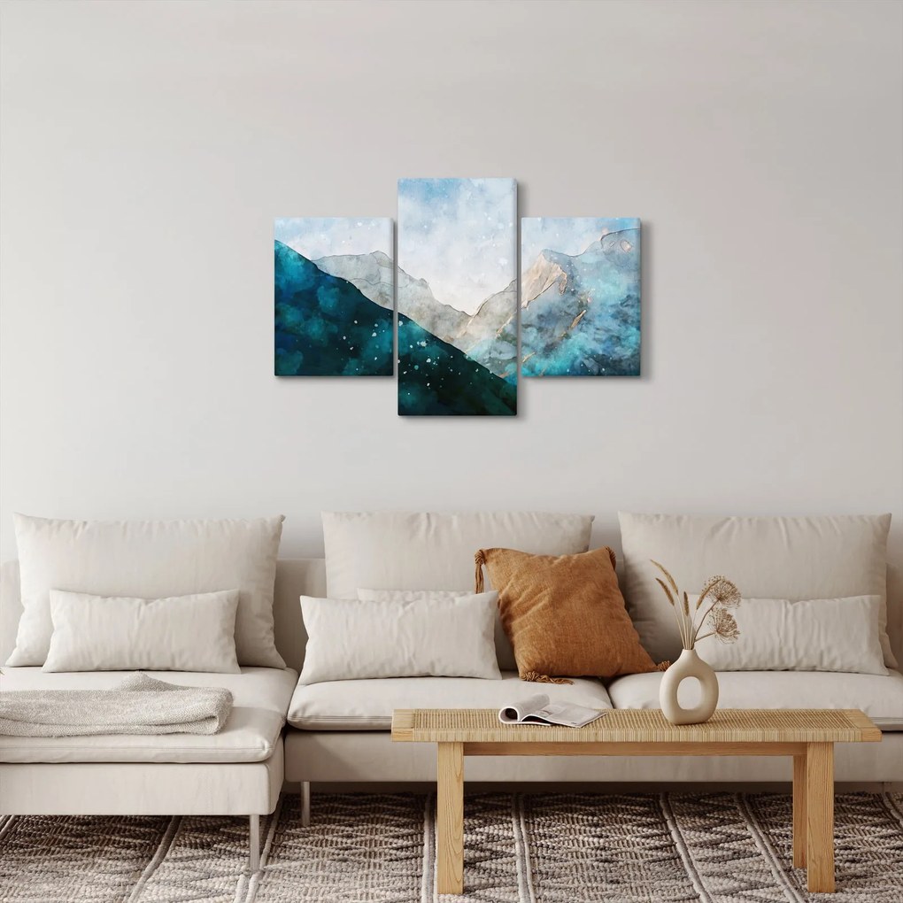 Obraz - Kresba hôr (90x60 cm)