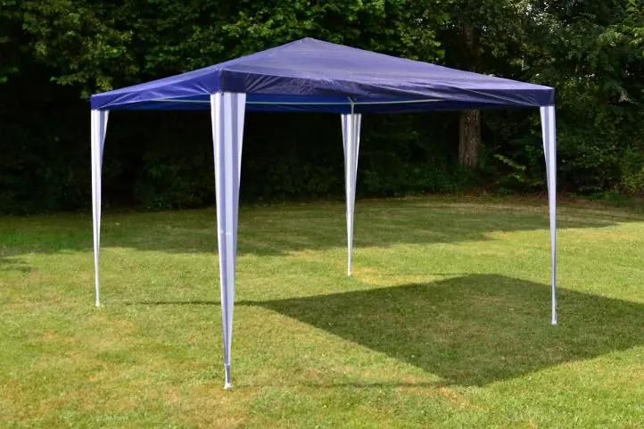 Záhradný párty stan - modrý 3 x 3 m