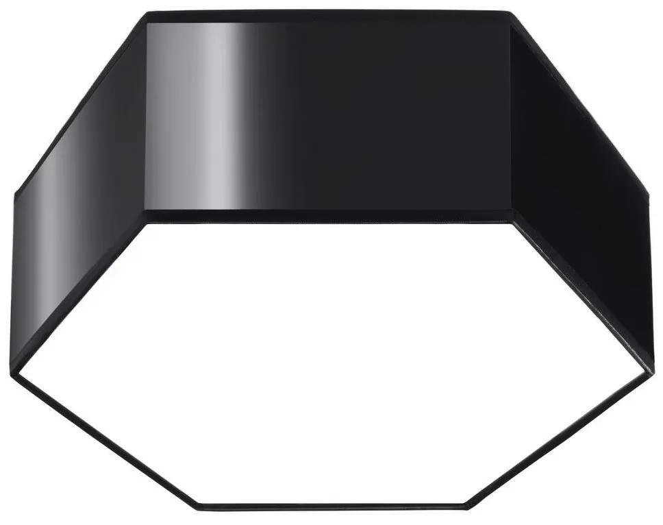 Sollux Sollux SL.1059 - Stropné svietidlo SUNDE 2xE27/60W/230V 11,5 cm čierna SLX0852
