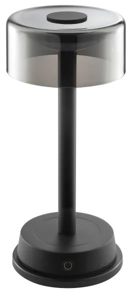 Brilliant - LED stmievateľná nabíjateľná dotyková stolná lampa RAZOR LED/2,5W/5V 2700K IP44 čierna