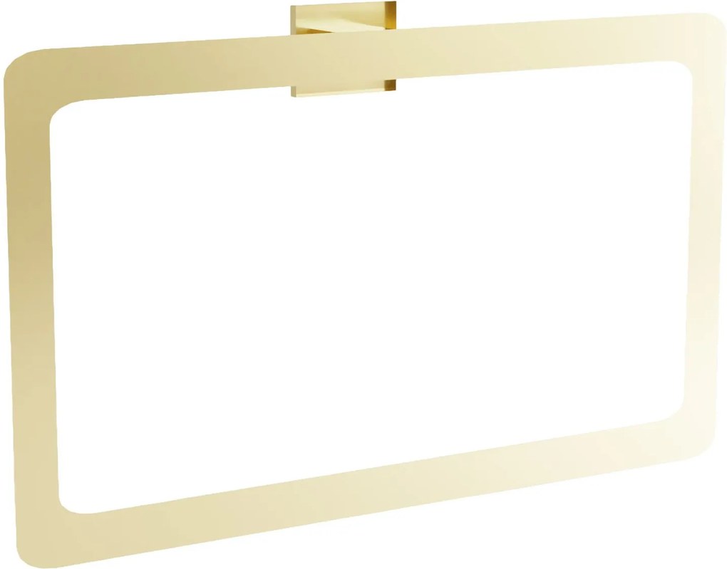 Rea Oste, prsteňový kúpeľňový vešiak, zlatá matná, REA-88073