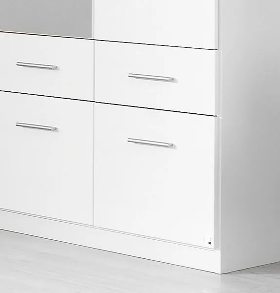 Šatníková skriňa Celle AN925-2128, biela