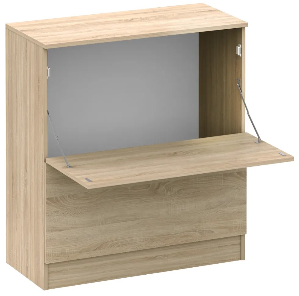 Perinový matrac BETTY 2, dub Sonoma