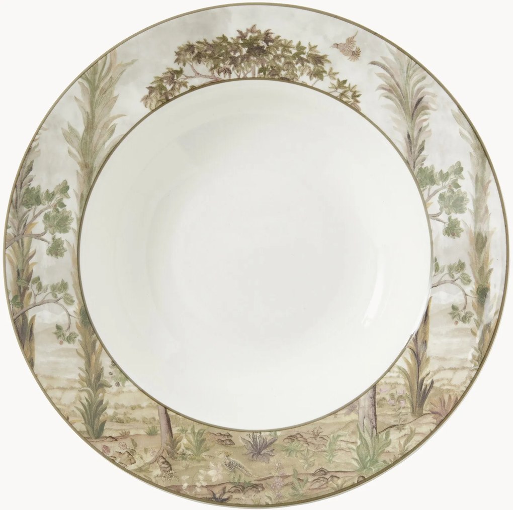 Porcelánové taniere na cestoviny Tall Trees, 4 ks