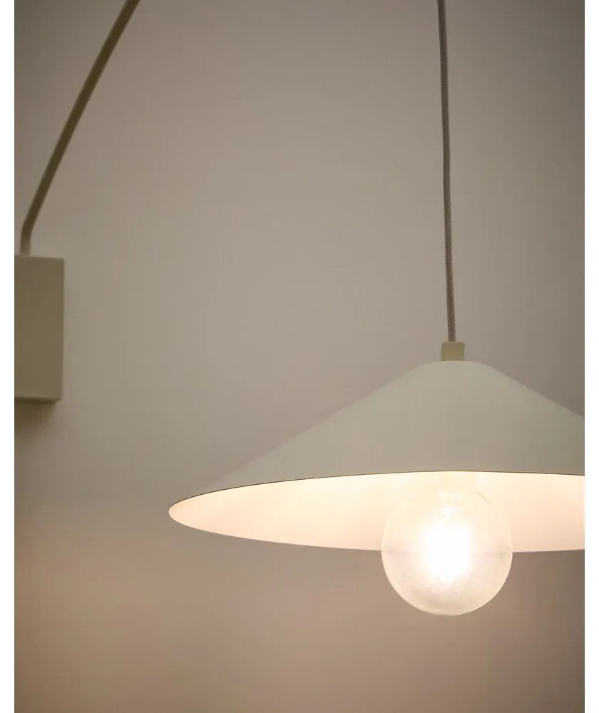 Krémové nástenné svietidlo ø 35 cm Kally – Kave Home