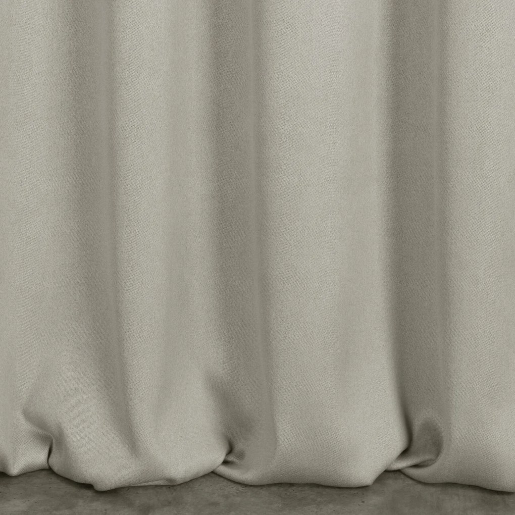 ZATEMŇOVACÍ ZÁVES NA KRÚŽKOCH CARLO 130X300 CM BÉŽOVÁ