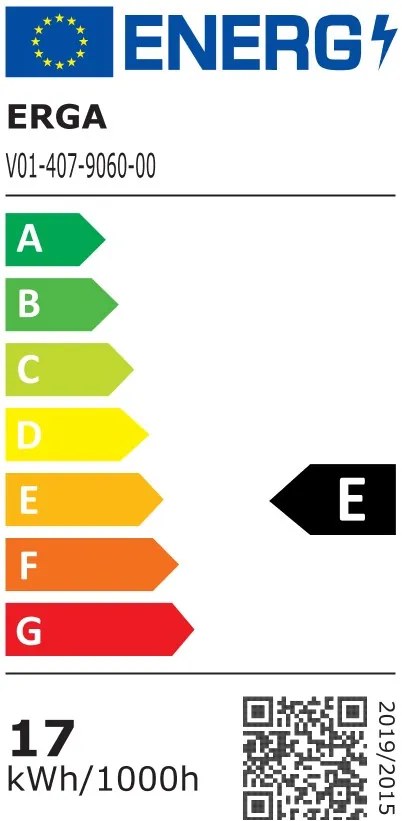 Erga Amelia, asymetrické LED zrkadlo 90x60 cm, 1955 lm, 6500K, zadné osvetlenie, ERG-V01-407-9060-00