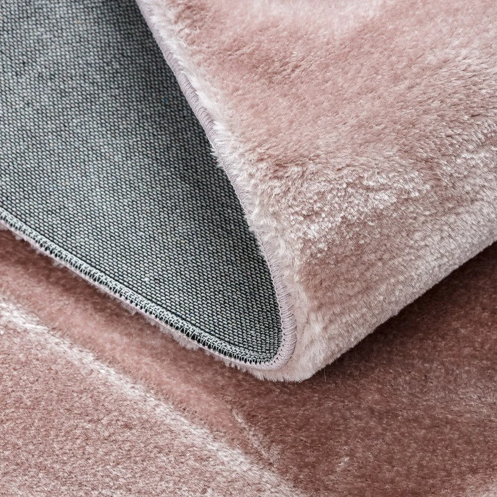 Dywany Łuszczów, Kusový koberec Visco Rabbit Pink 8, 160x220, ružová, detská izba