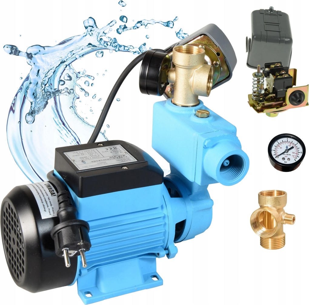 Hydroforová Pumpa 250 W na povrchovú vodu Wzp 2100 l/h S Príslušenstvom