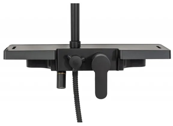 REA-P0636 - Sprchová súprava BRAVO matná čierna