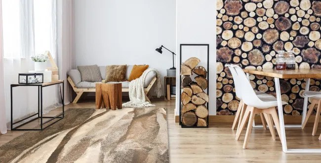 Koberec Agnella Tempo Natural Creg hnedý