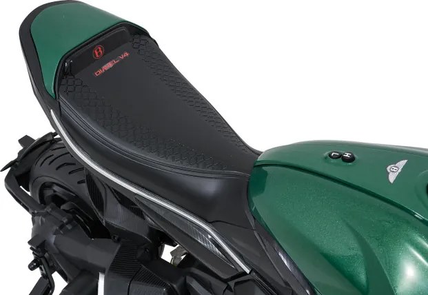 Elektrická motorka Ducati Diavel x Bentley zelená