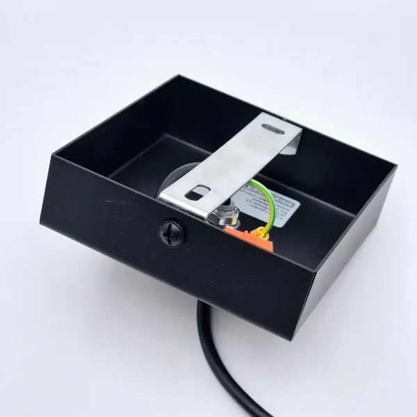 Luster na lanku ASTRID 1xE27/60W/230V matná čierna