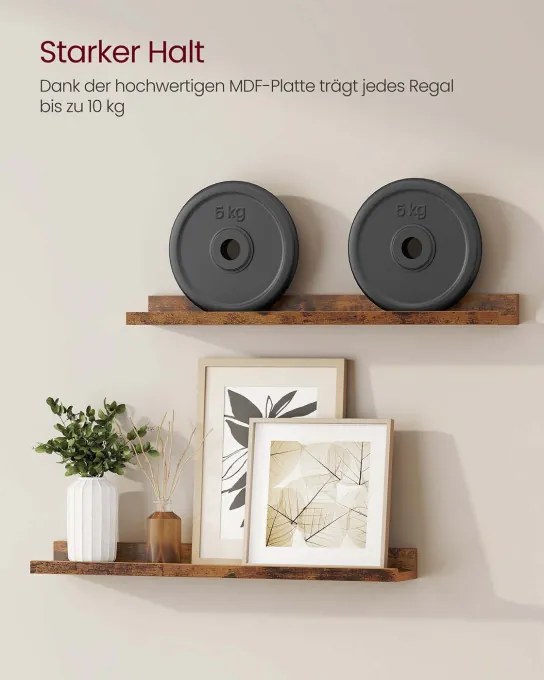 Sada nástenných políc LWS064K01