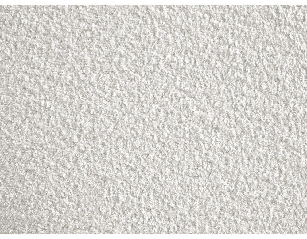 Biela podnožka z textílie bouclé Tina – Bobochic Paris