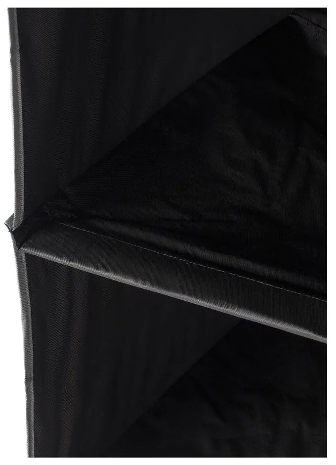 Čierny závesný organizér so 6 priehradkami Compactor Garment So